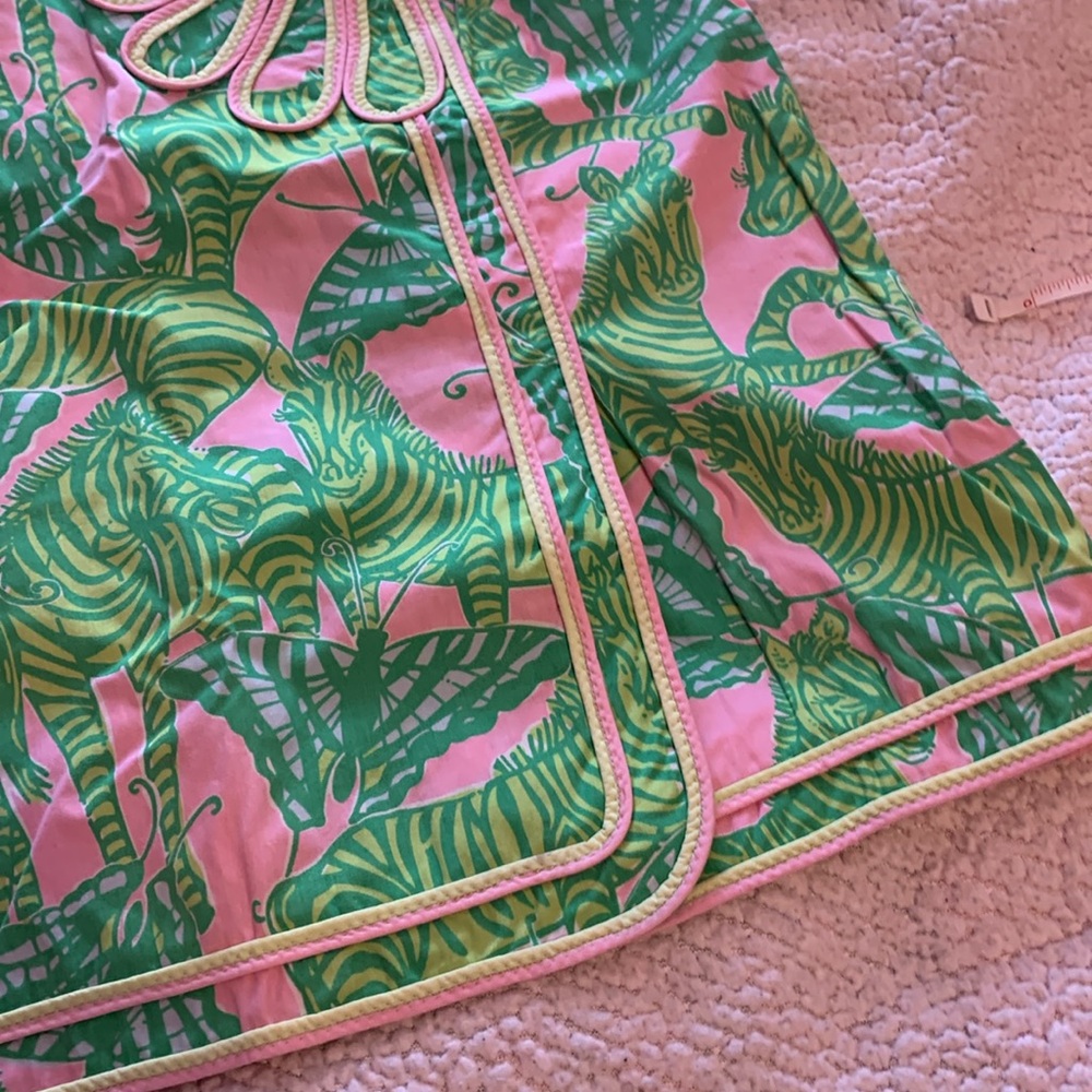 Lilly Pulitzer, zebra and butterfly skirt